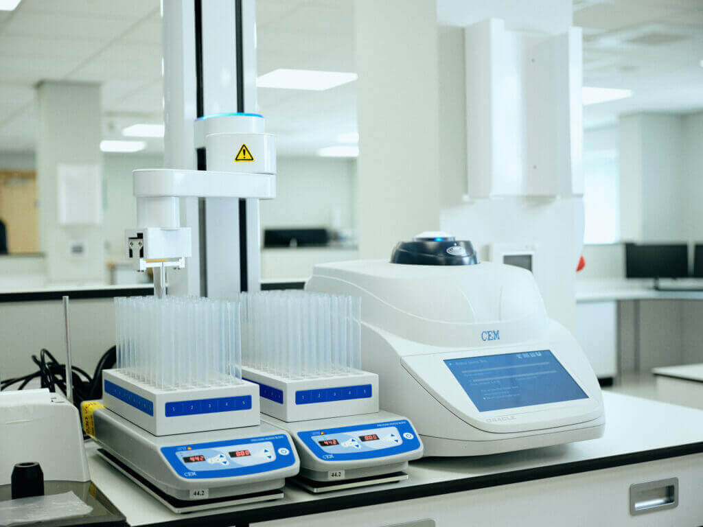 modern laboratories