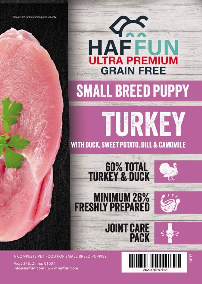 puppy small breed grain-free - turkey